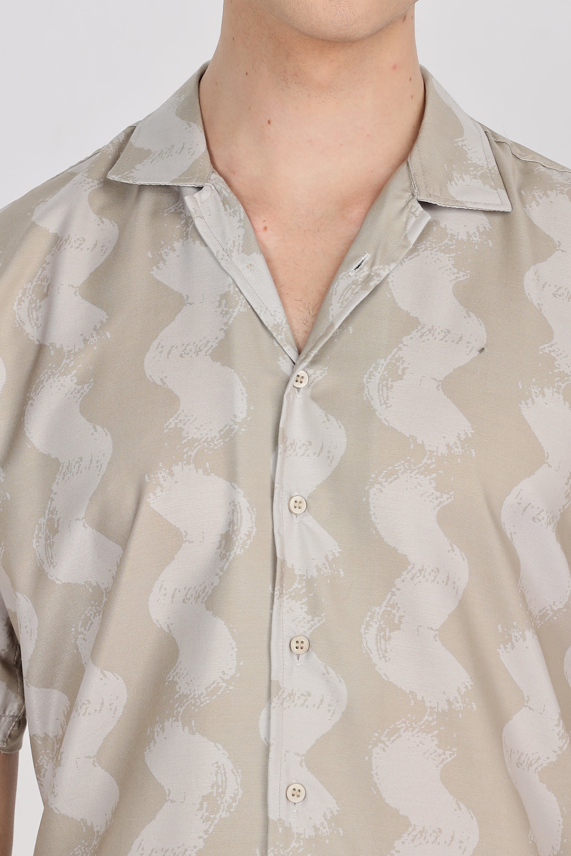 Old Money Brown Relaxed Fit Shirt