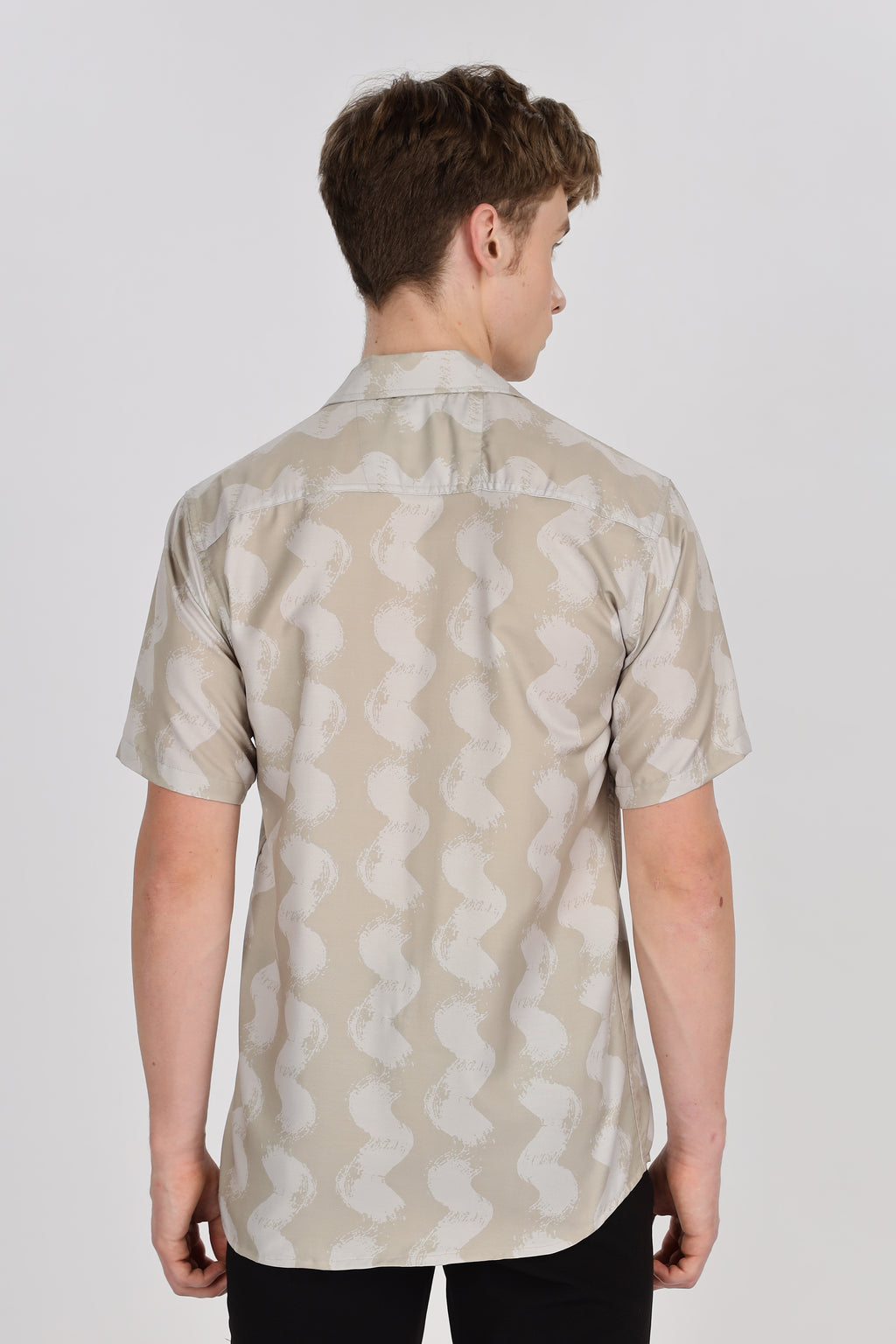 Old Money Brown Relaxed Fit Shirt